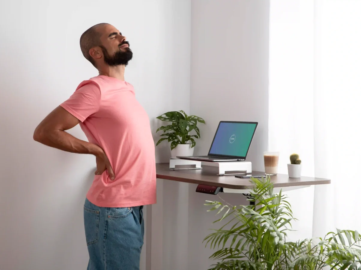 best sitting position for lower back pain