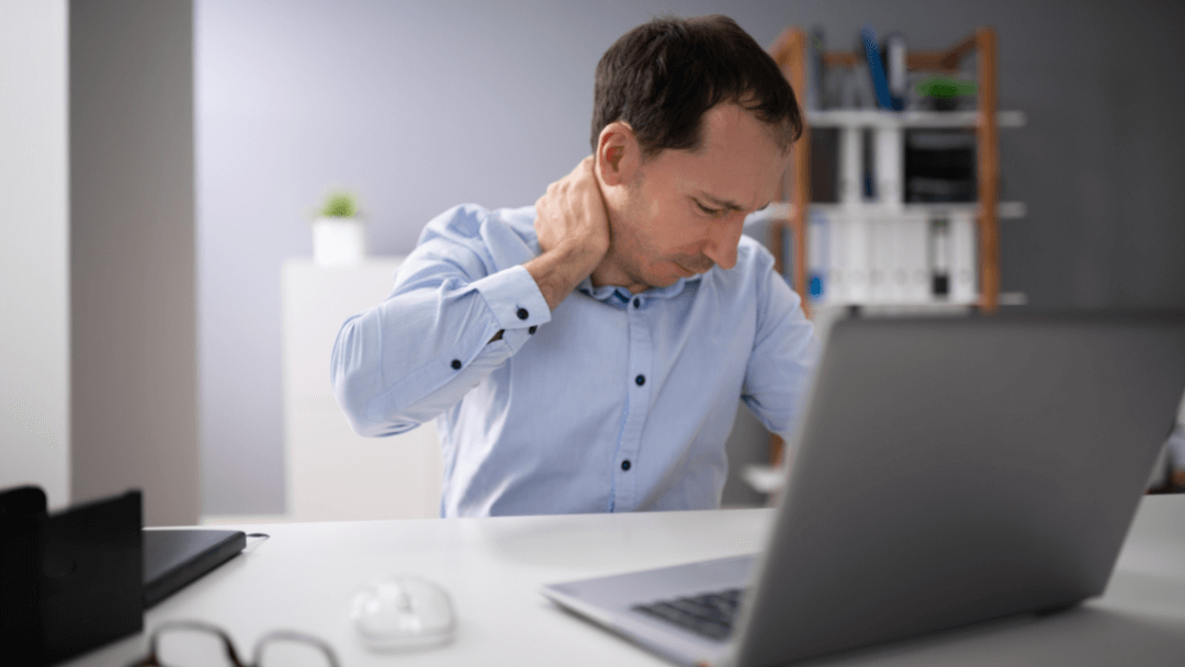 neck pain at work